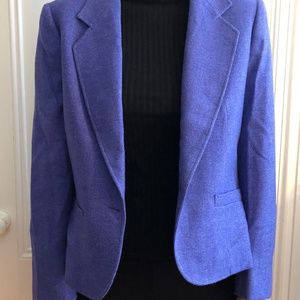 100% Wool Vintage Pendleton Blazer in Periwinkle